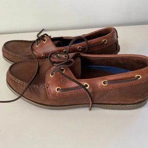 Men's Size 9.5  Brown Sperry Topsiders